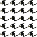 20 Pack- Contractor Pack 8048NBL Black Finish Square Passage Levers (Hall/Closet)