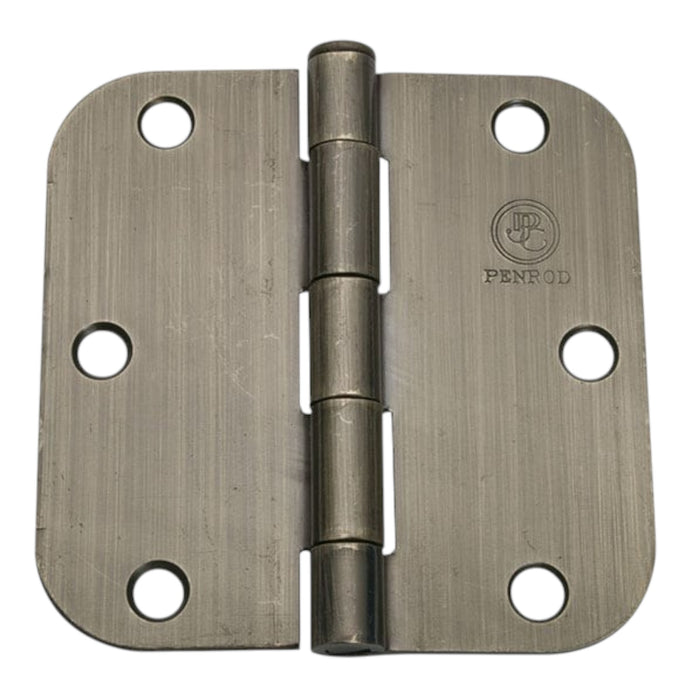 Antique brass penrod door hinge 3.5 inch with 5/8 inch radius