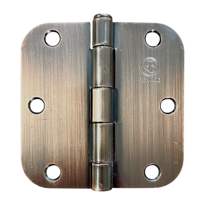 Light Bronze Penrod Door Hinge 3.5 inch with 5/8 inch radius