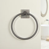 Vashon Modern Satin Nickel Towel Ring