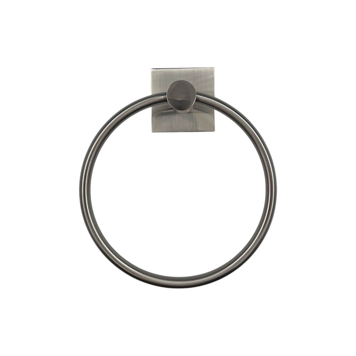 Vashon Modern Satin Nickel Towel Ring