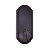 Weiser Venetian Bronze Electronic Deadbolt Turnbutton