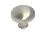 Satin Nickel Round Knob 1 1/4" Diameter 3912-32mm