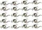 20 Pack of Satin Nickel Privacy Door Handles 835 Series.  Contractor Pack Door Hardware