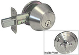 Satin Nickel Single Cylinder Deadbolt