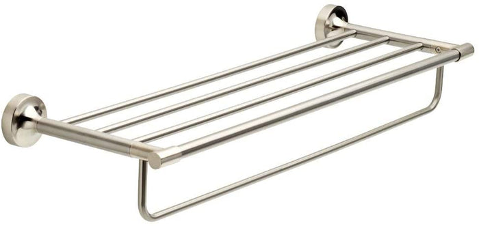 Franklin Brass VOI93-SN Voisin Modern Brushed Nickel Towel Shelf with Bar