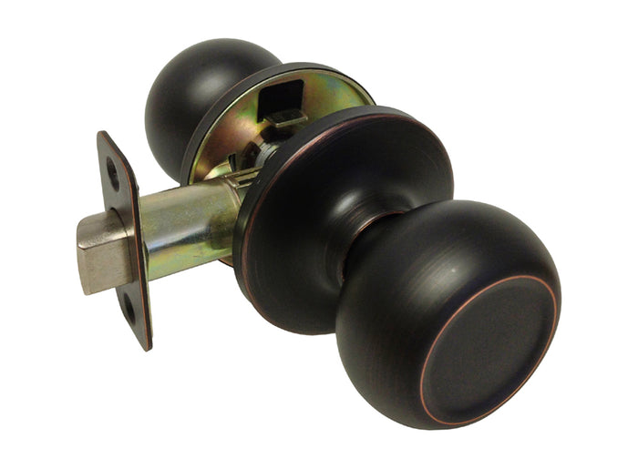 Dark Oil Rubbed Bronze Passage Round Knob- Style: 5765DBR