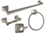 BA33 Series Satin Nickel 4PC Combo with 24" Towel Bar
