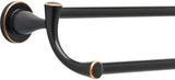 Peerless 24" Oil Rubbed Bronze Wall Mount Double Towel Bar