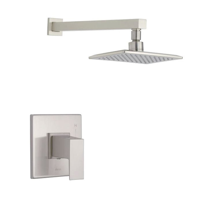 Danze Brushed Nickel Mid-Town Modern Shower Faucet w/ Pressure Balanced Valve
