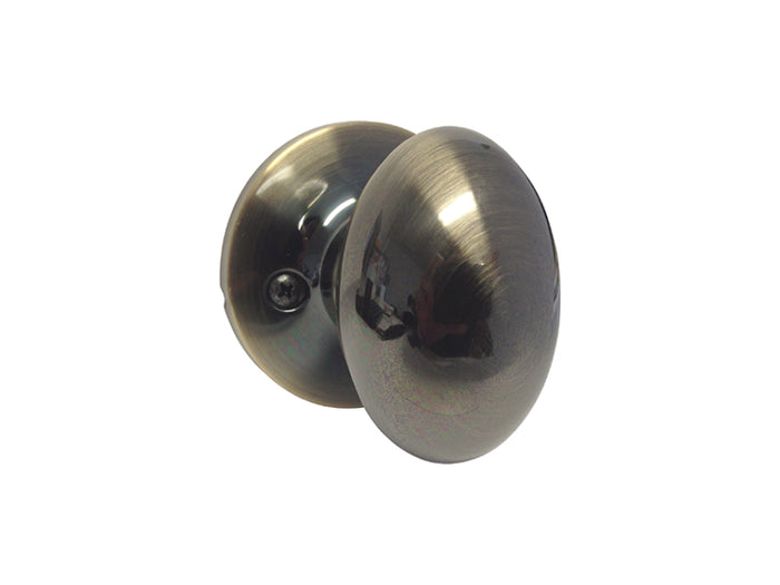 Antique Brass Finish Door Oval Egg Shaped DummyKnob