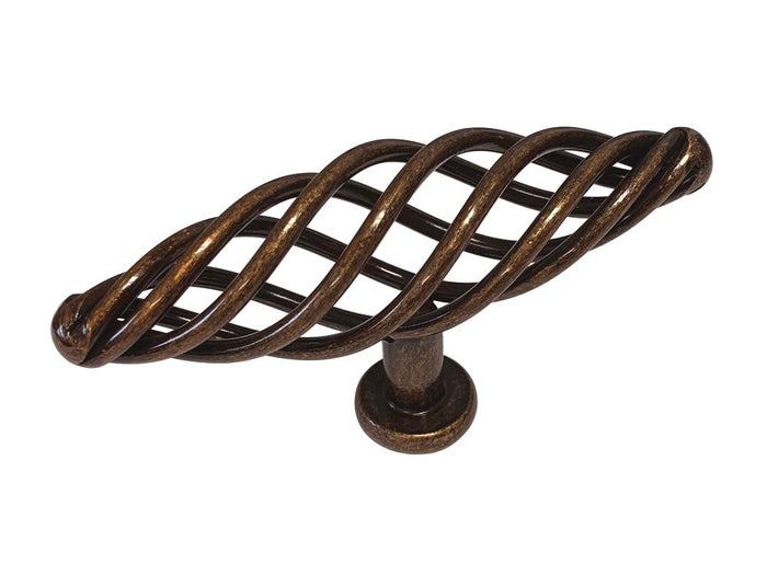 Antique Copper Machined Birdcage 4