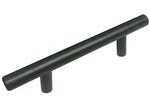 Black Stainless Steel 3 1/2" Kitchen Cabinet Drawer Bar Pull 3948 89MM