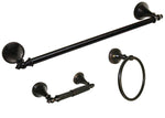 BA61 Series Dark Oil Rubbed Bronze 3 PC with 18" Towel Bar