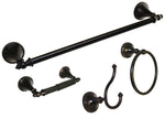BA61 Series Dark Oil Rubbed Bronze 4 PC with 18" Towel Bar