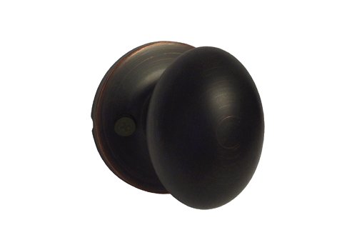 Dark Oil Rubbed Bronze Dummy Oval Knob- Style: 6093DBR