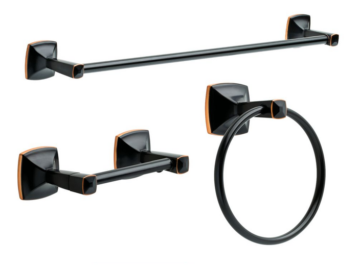 Delta Ely Collection Oil Rubbed Bronze 3 PC with 24