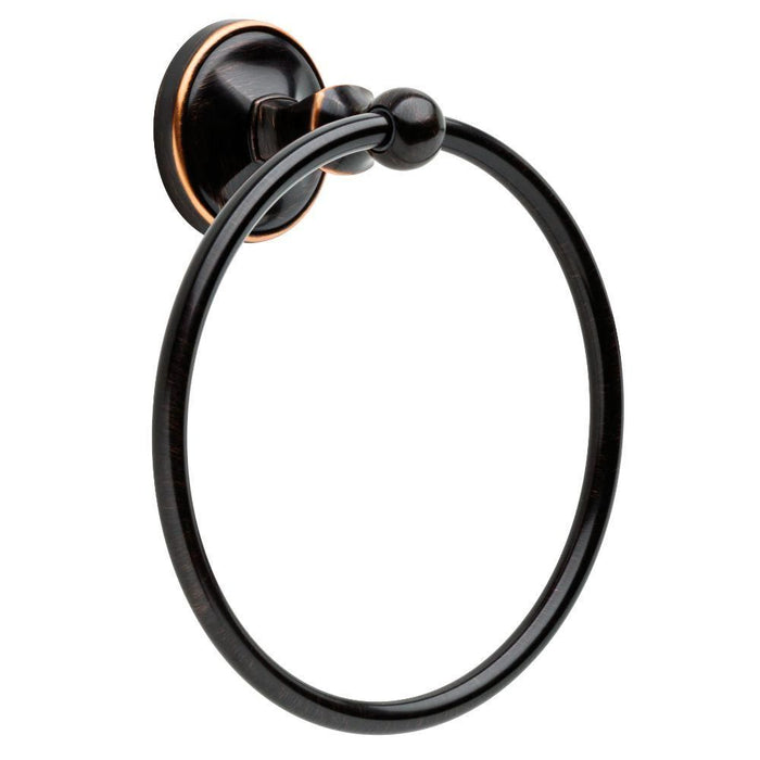 Delta Portman Towel Ring in Venetian Bronze with Copper Reveal