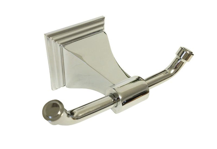 BA12 Series Polished Chrome Double Robe Hook