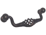 Oil Rubbed Bronze Birdcage Cabinet Pull 3 3/4" 1302 96mm
