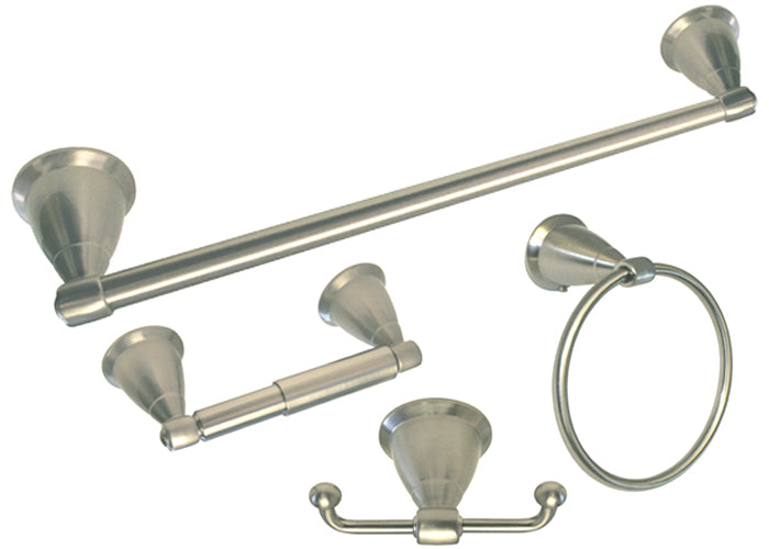 Satin Nickel Towel Bar Kit with 24