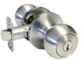 Satin Nickel Round Entry Knob