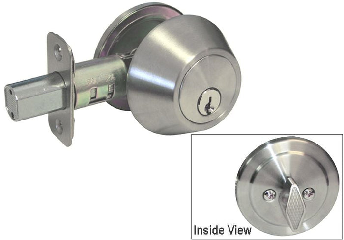 Satin Nickel Finished Single Deadbolt-5765