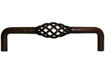 Oil Rubbed Bronze Cabinet Pull with a Bird Cage Design