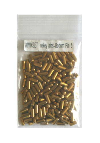 Kwikset Rekey Pins 200 Pieces.  Top Pins, Bottom Pins, and Master Pins