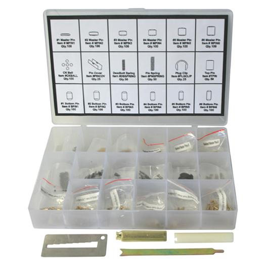 Kwikset Rekey Kit 200 Master Bottom Pins - Locksmith Tool Box For Property Managers