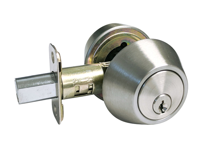 Satin Nickel Finished Double Deadbolt