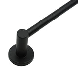 Matte Black Modern 24" Towel Bar