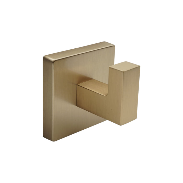 Champagne Bronze Modern Square Robe Hook