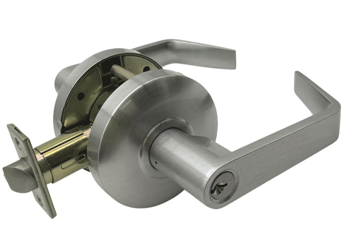 Commercial Satin Chrome Heavy Duty Entry Door Handle - Style: 58330SC