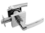 Polished Chrome Square Entry Door Handle- Style: 8048CR