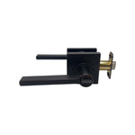 Dark Oil Rubbed Bronze Finish Modern Privacy Door Handle- Style: 80881DBR