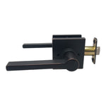 Dark Oil Rubbed Bronze Finish Modern Passage Door Handle- Style: 80881DBR