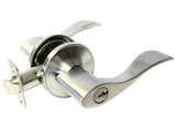 Satin Nickel Entry Door Handle- Style: 838
