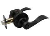 Matte Black Privacy Door Handle - Style: 838NBL