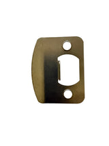 Antique Brass Round Corner Strike Plate