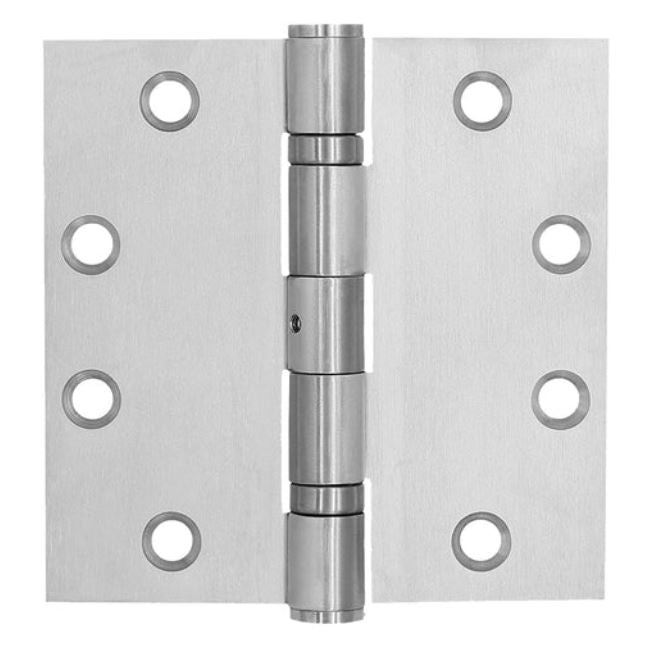 Commercial Satin Chrome 4.5 inch square hinges