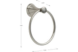 Delta Carlise Satin nickel Towel Ring 2