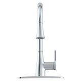 Flow Classic Polished Chrome Pull Down Kitchen Faucet