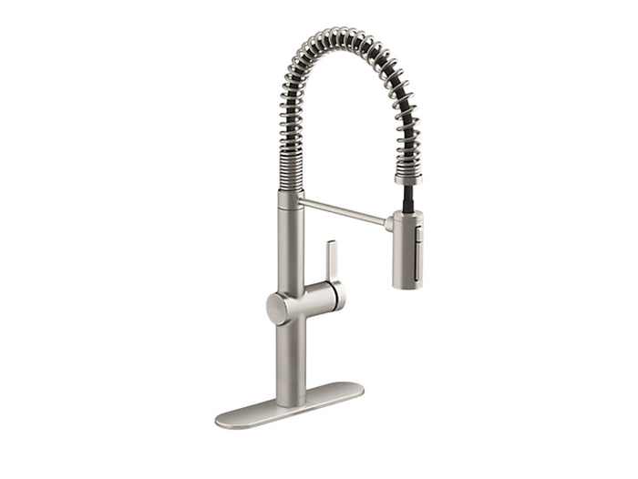 Kohler HAKC  Brushed Nickel Pull-Down Kitchen Faucet