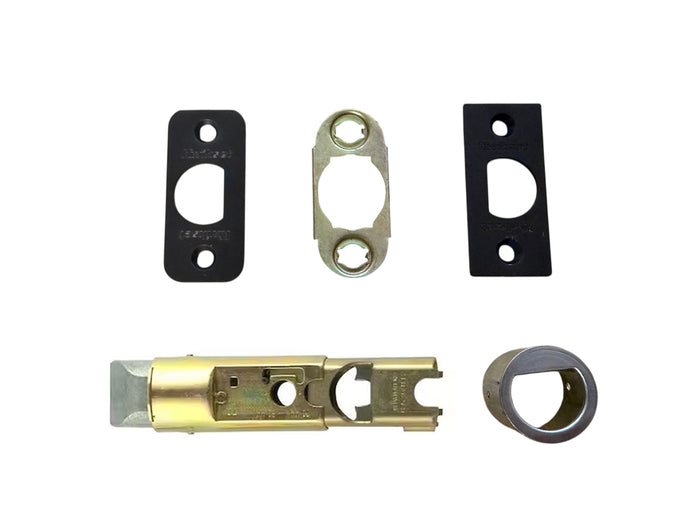 Kwikset 19846-004 6 Way Adjustable Latches for Venetian Bronze Privacy or Passage