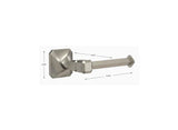 Napier Satin Nickel Tissue Holder Measurment