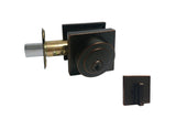 Oil rubbed Bronze Square Square deadbolt