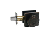 Oil rubbed Bronze Square Square deadbolt