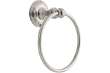 Pirouette Satin Nickel Towel Ring