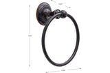 Pirouette Oil Rubbed Bronze Towel Ring 1